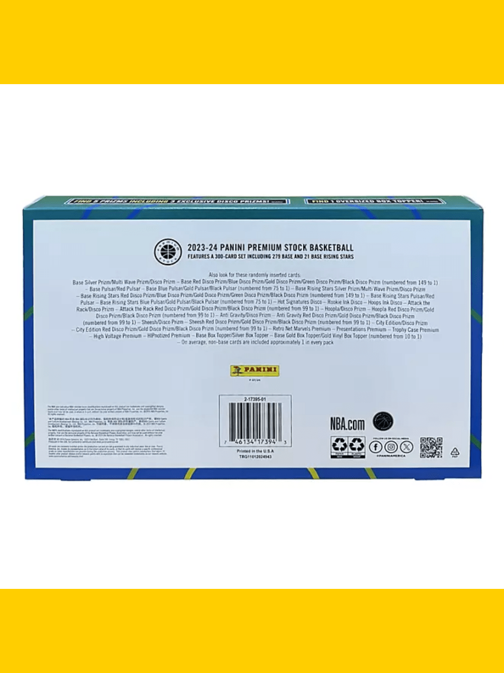 2023-24 Panini NBA Hoops Premium Stock Premium Box