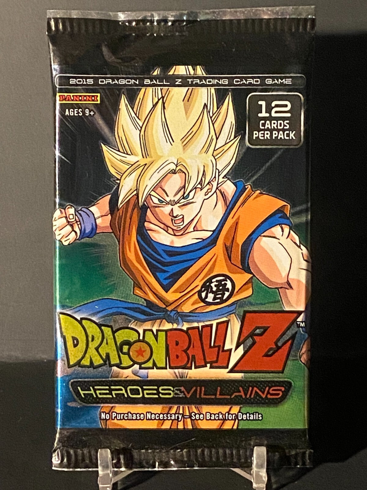 Heroes & Villains Panini Dragonball Z Booster Pack