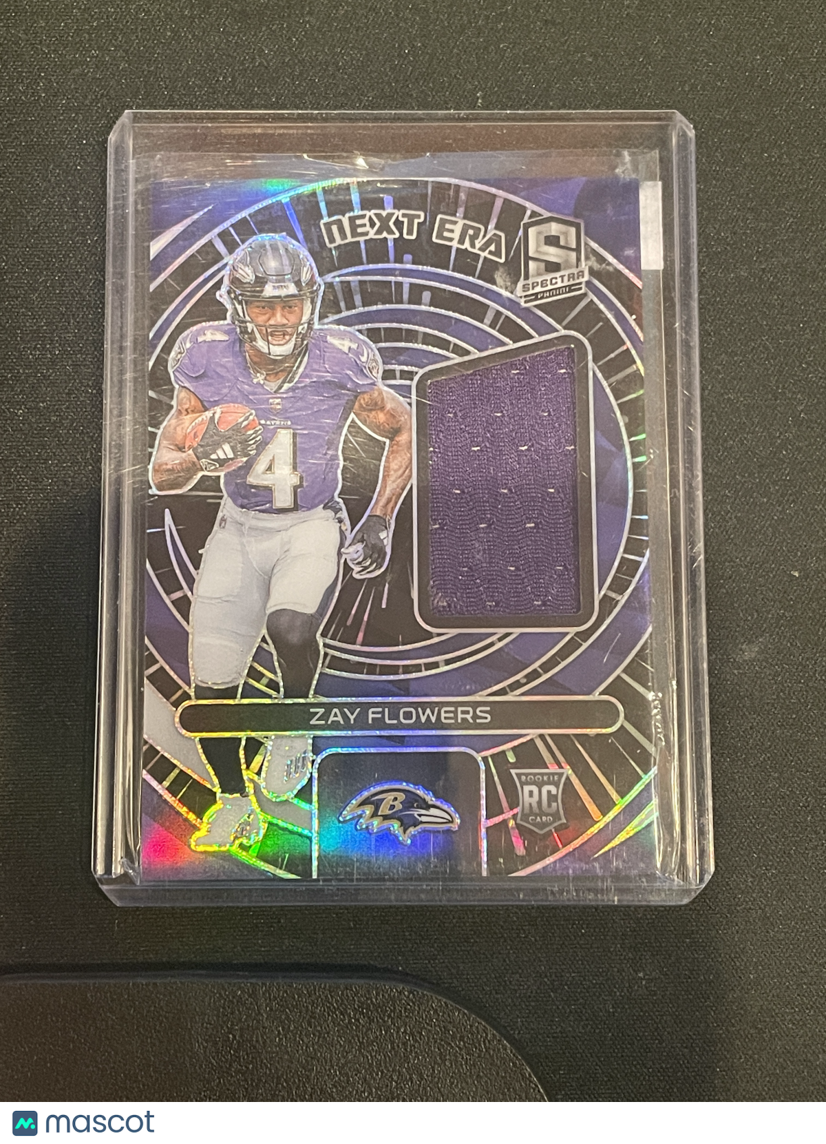 Panini 2023 Spectra Football Zay Flowers Relic Next Era /75 #NE-ZFL