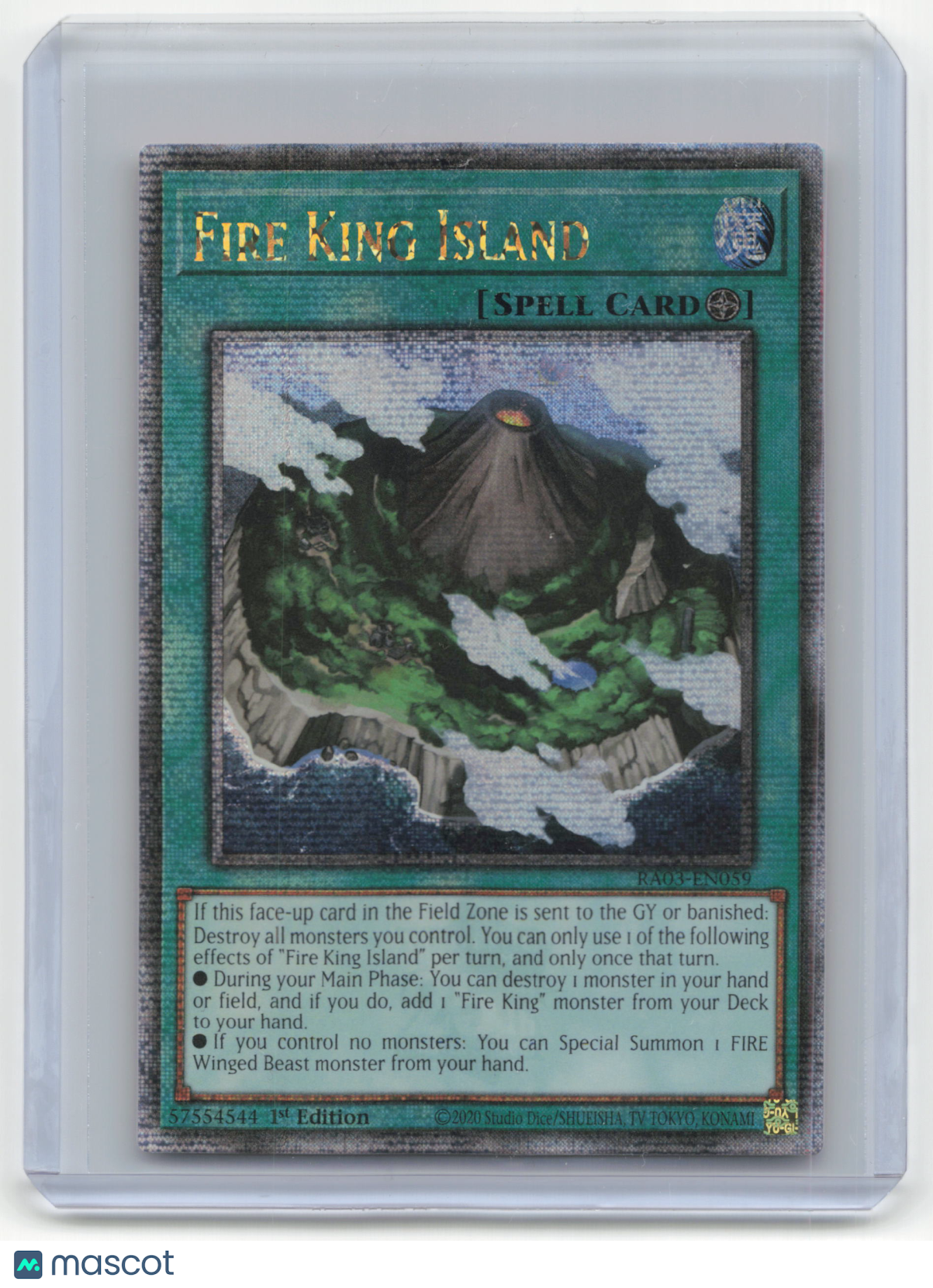 2024 Yu-Gi-Oh! Fire King Island QC Bonanza #RA03-EN059 QCR - Papa Joey's Collectibles
