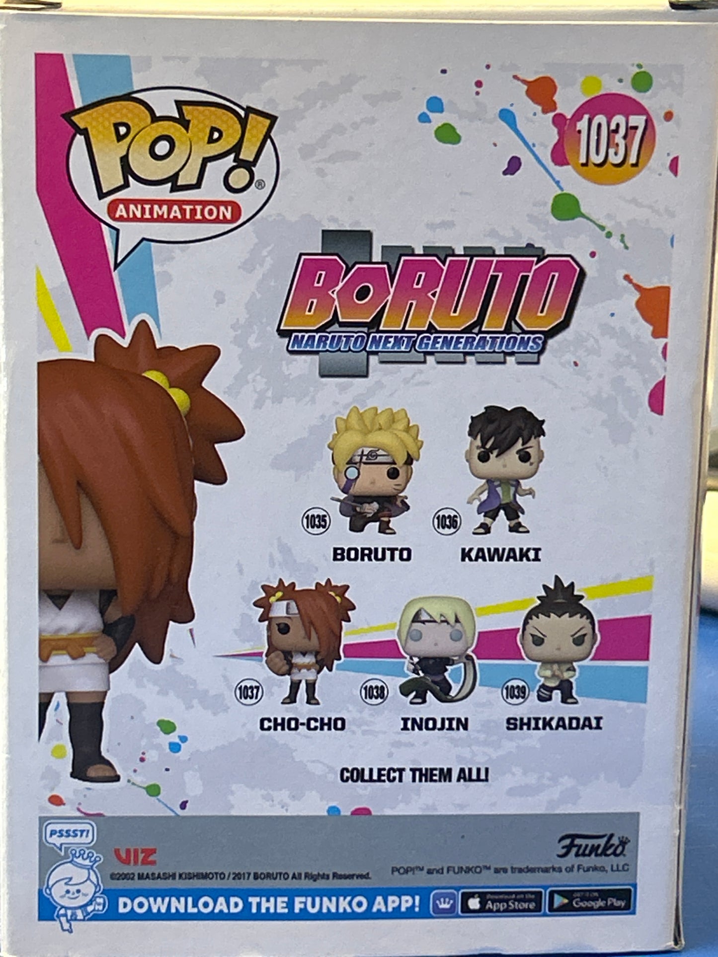 FunkoBoruto: Naruto Next Generations Cho-Cho # Damaged - Papa Joey's Collectibles