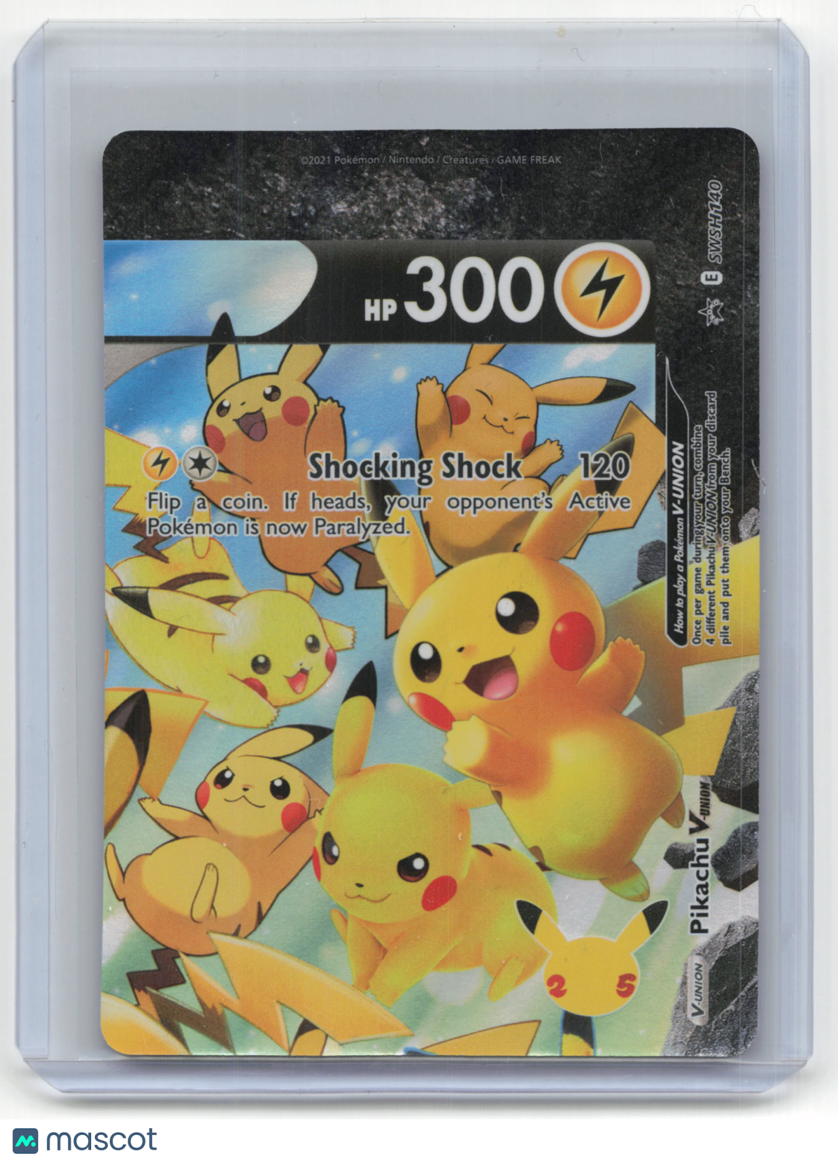 2021 Pokemon Pikachu V-union SWSH Black Star Promos #SWSH140