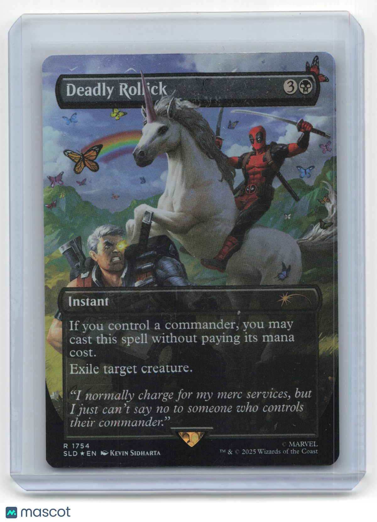 2025 Magic: The Gathering Deadly Rolick Secret Lair Drop: Marvel #R 1754 English Foil