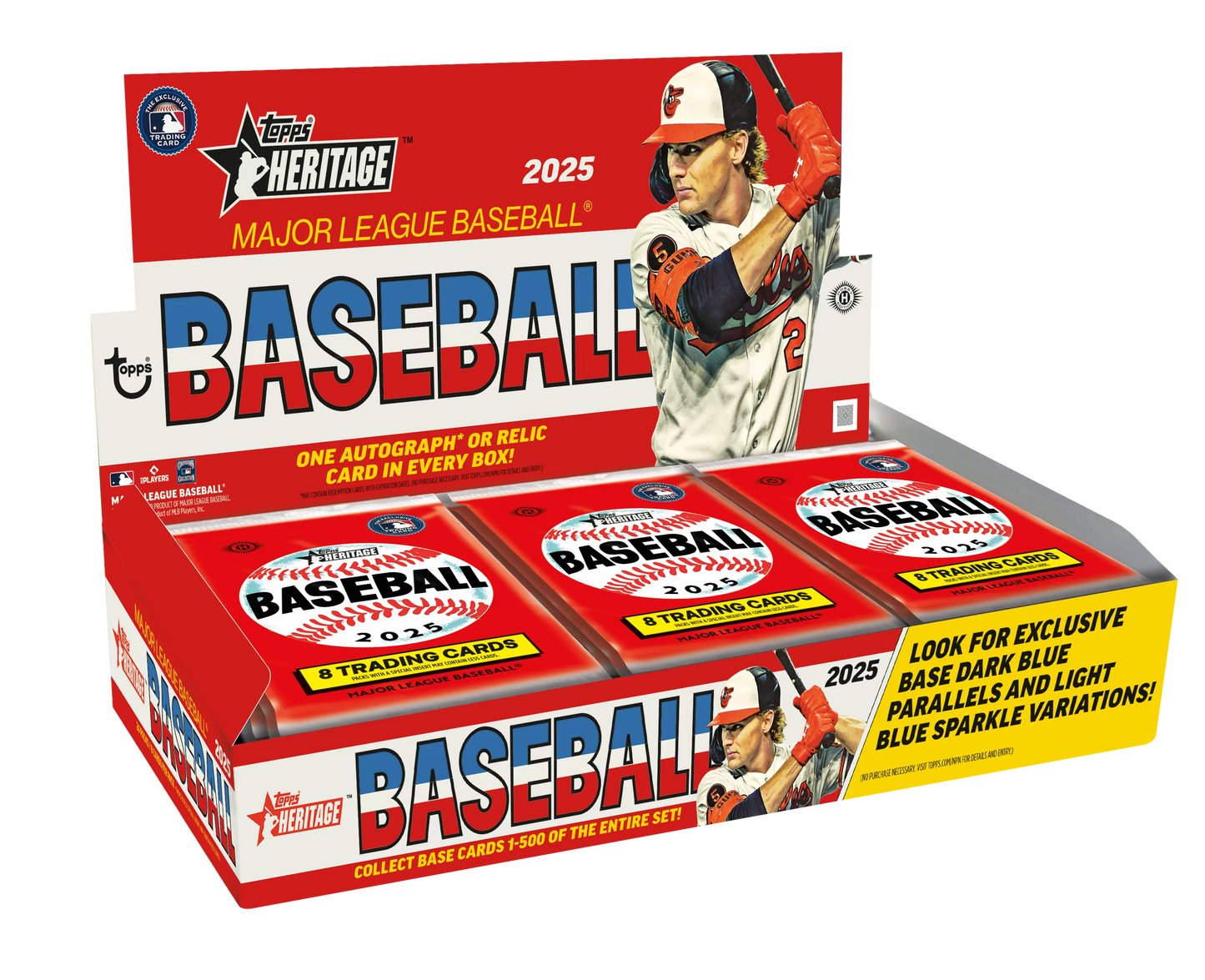 2025 Topps Heritage Baseball Hobby Pack