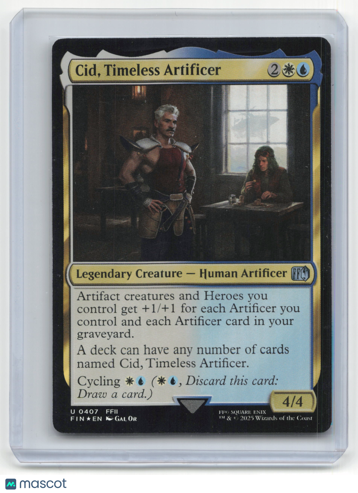 2025 Magic: The Gathering Cid, Timeless Artificer Final Fantasy #U 0407 Foil