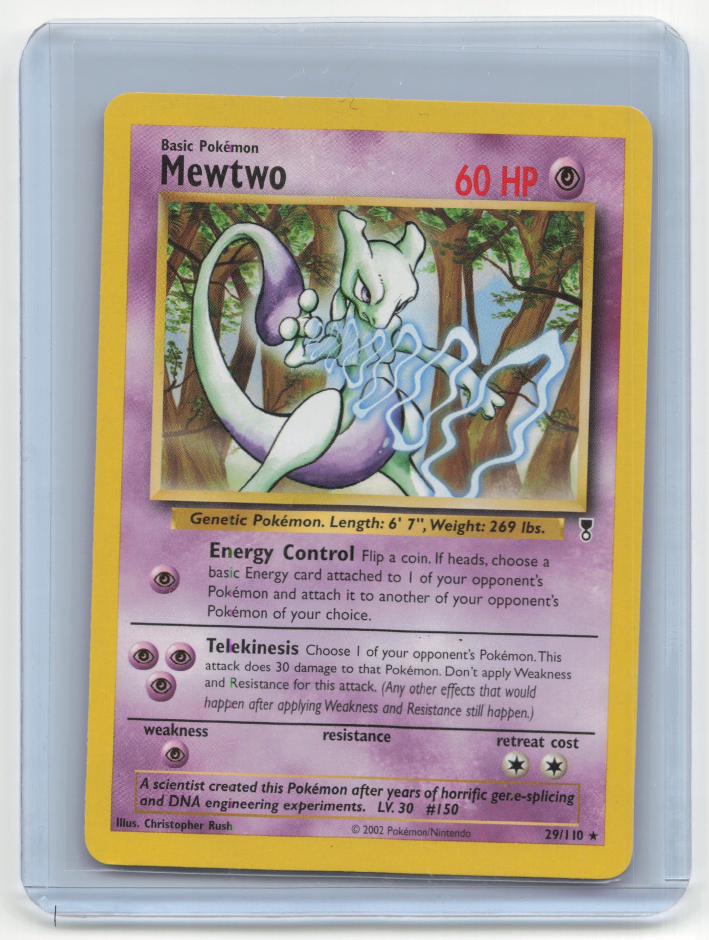 2002 Pokemon Mewtwo Legendary Collection #29/110 Basic Lightly Played
