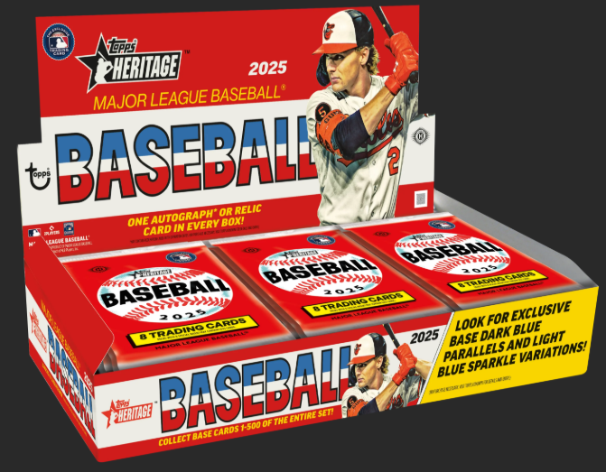 2025 Topps Heritage Baseball Hobby Pack