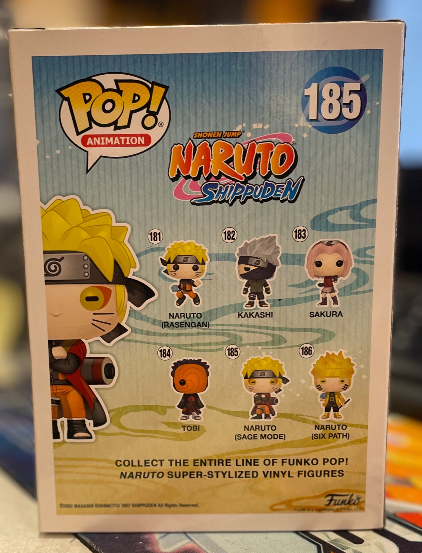 Funko Naruto Shippuden Naruto (Sage Mode) #185 # Very Good GameStop Exclusive