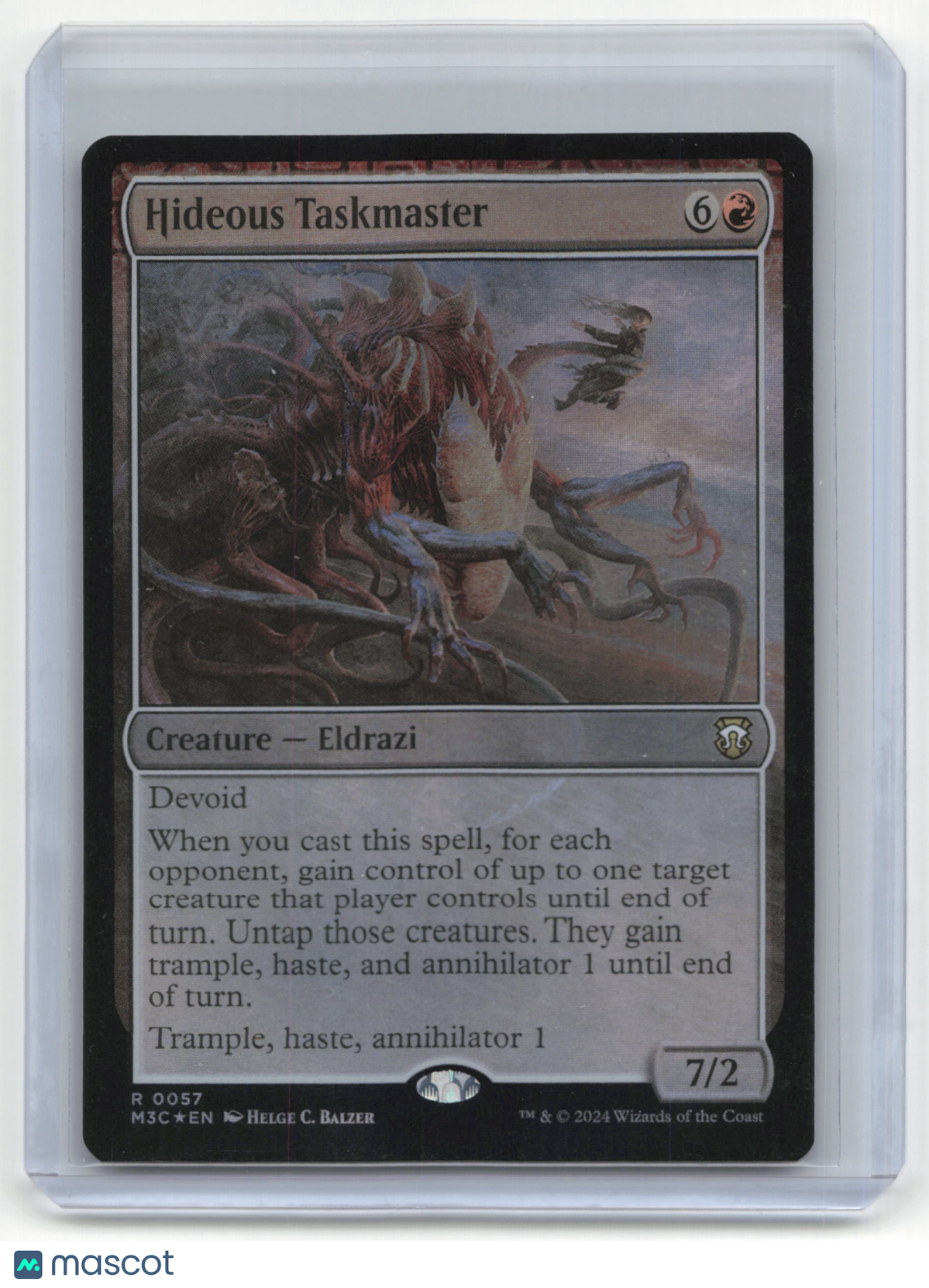 2024 Magic: The Gathering Hideous Taskmaster Modern Horizons 3 #R 0057