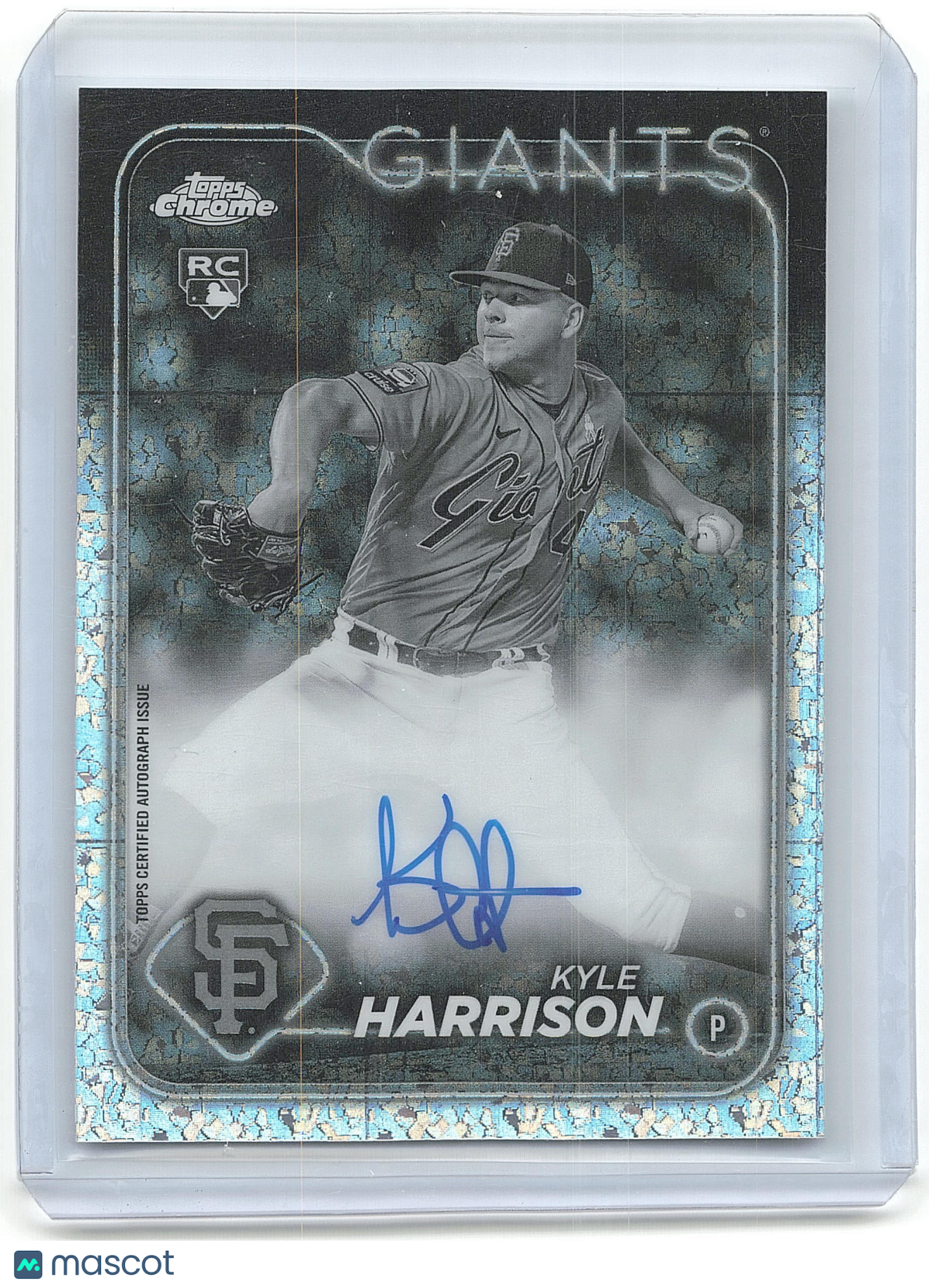 2023 Topps Chrome Baseball Kyle Harrison RC #RA-KH