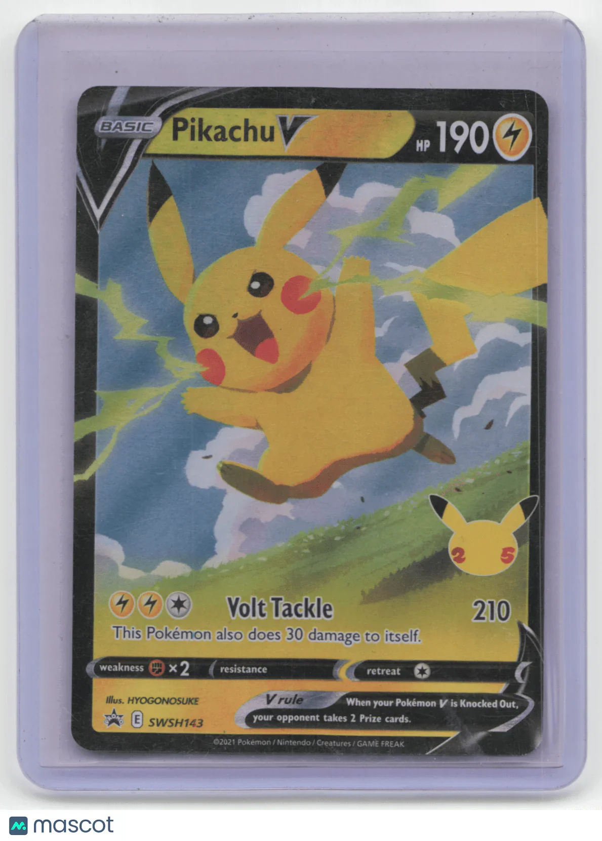 2021 Pokemon TCG Pikachu Sword & Shield #SWSH143 - Papa Joey's Collectibles