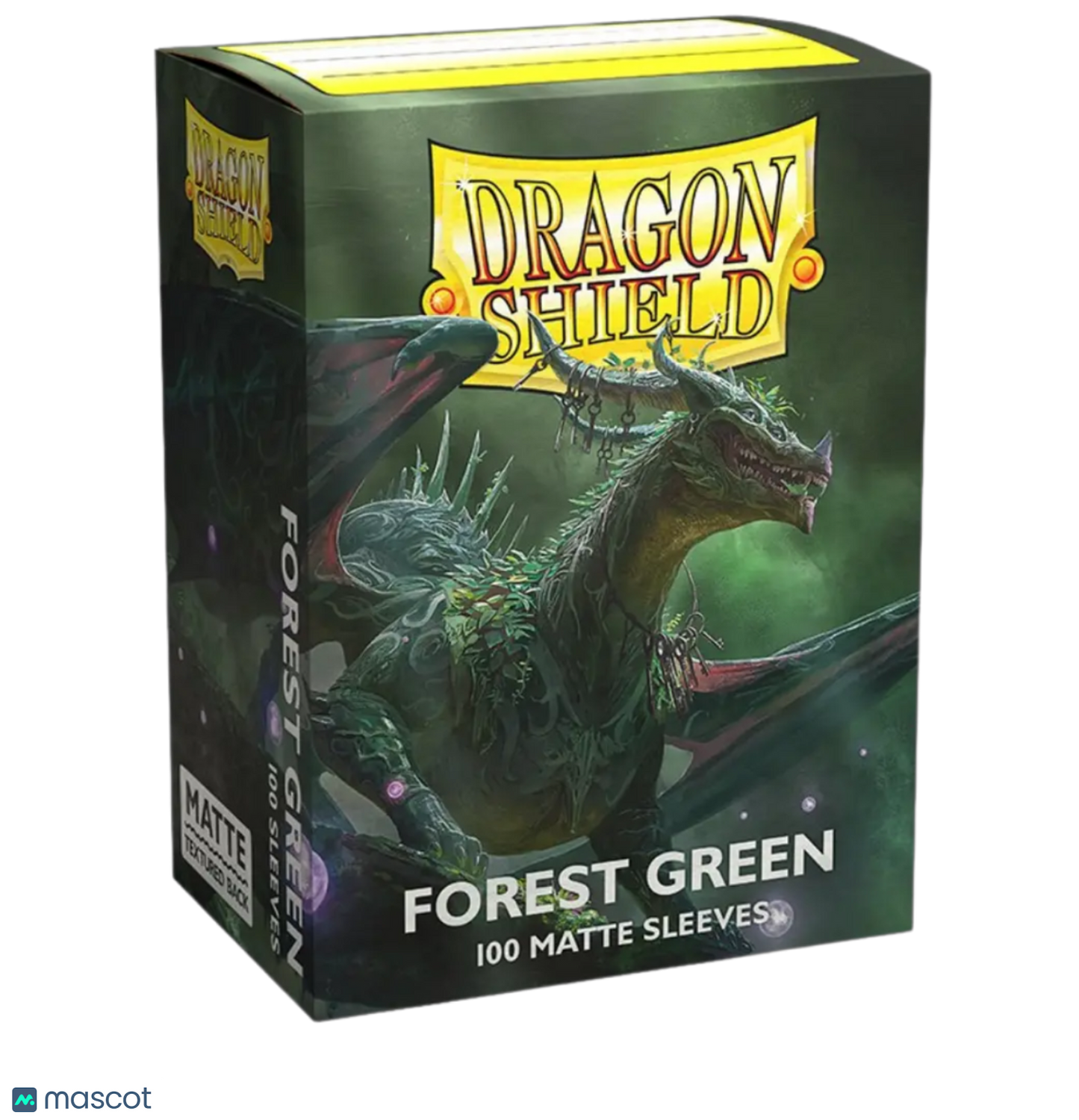 Dragon Shield Standard 20 Pt. Forest Green Matte Card Sleeves