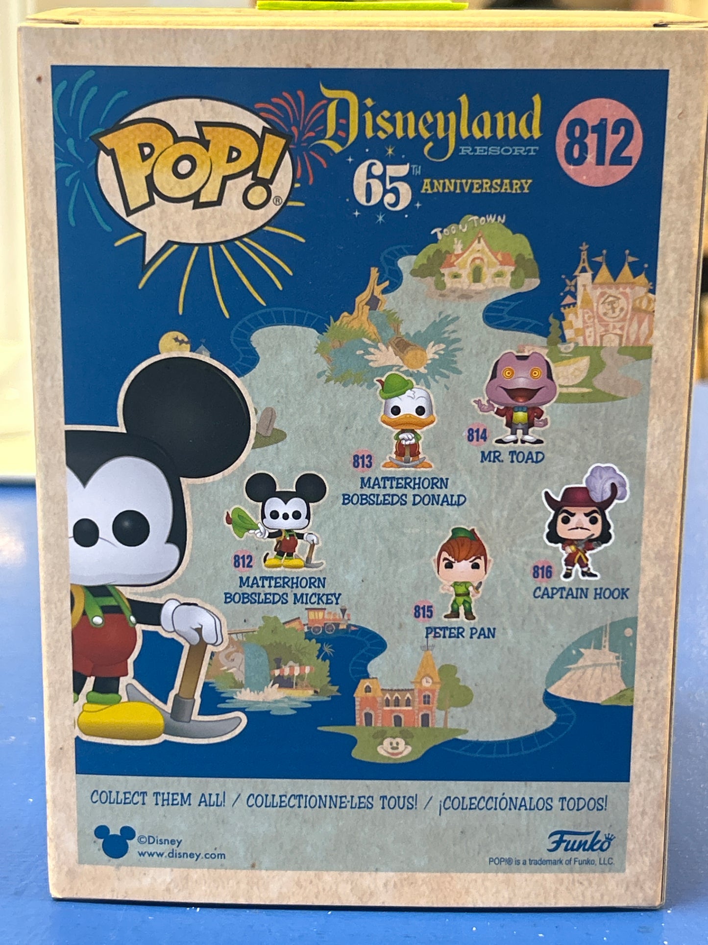 Funko Matterhorn Bobsleds Mickey # Very Good - Papa Joey's Collectibles