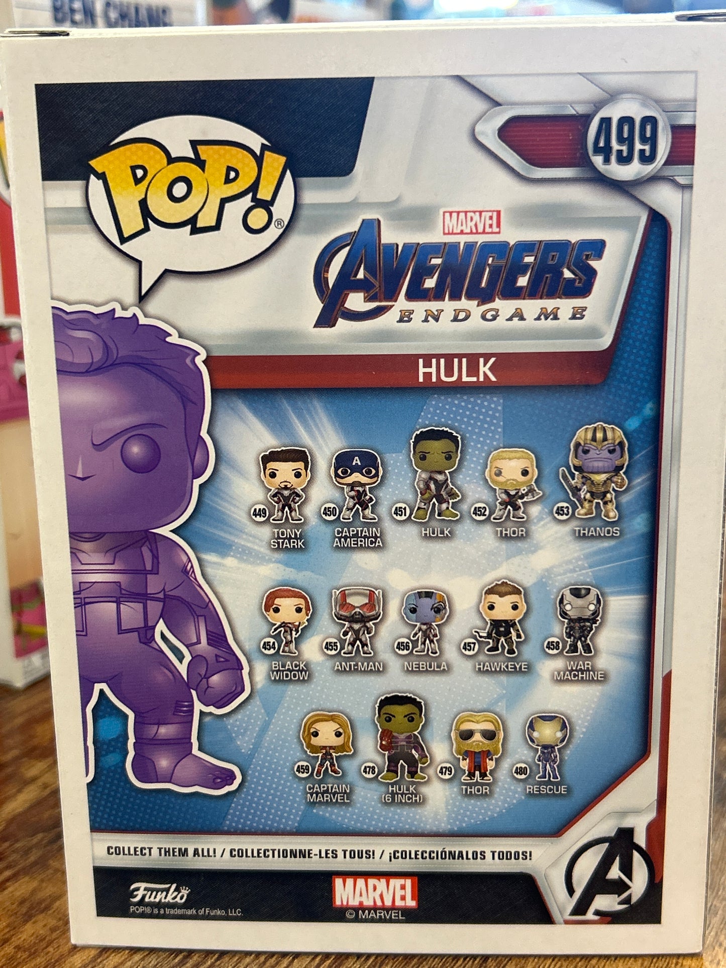FunkoAvengers: Endgame Hulk # Like New Walmart