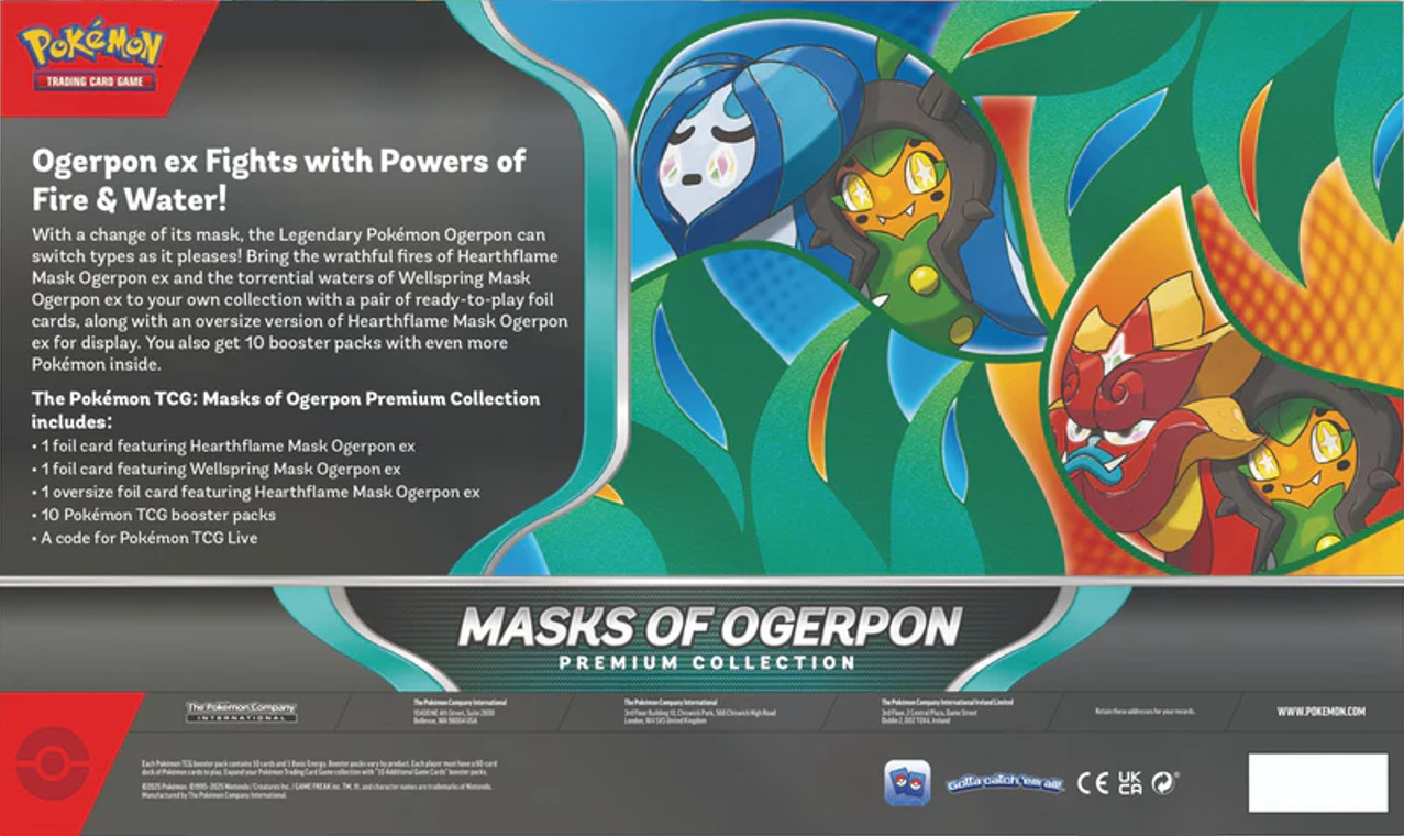 2025 Pokemon Scarlet & Violet Masks of Ogerpon Premium Collection
