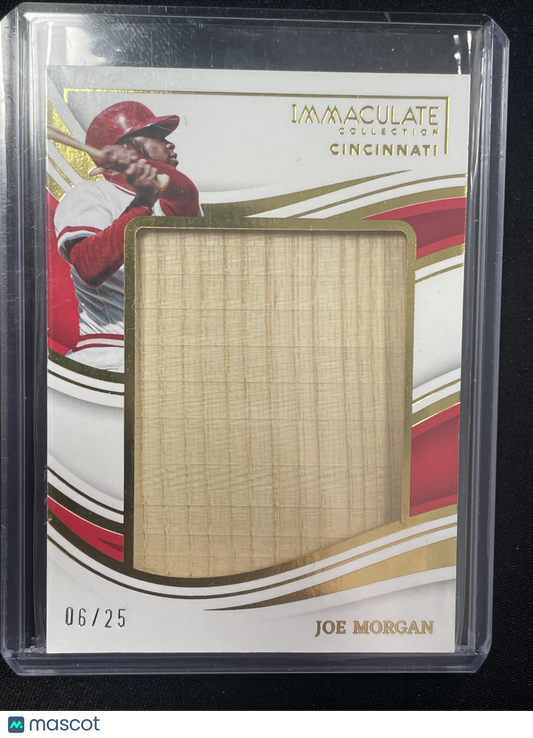 2023 Immaculate Baseball Joe Morgan Relic /25