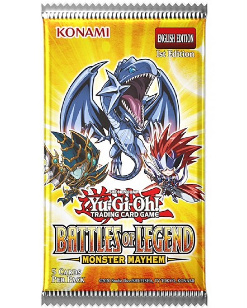 2025 YuGiOh! Battles of Legend Monster Mayhem 1st Edition Booster Pack