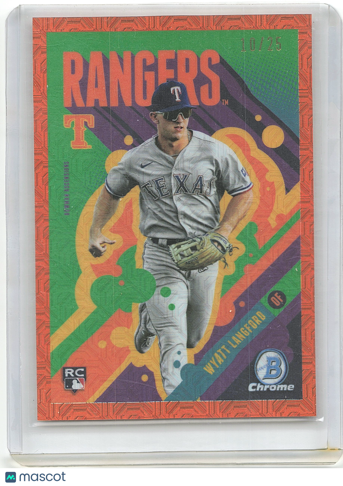 Topps 2024 Bowman Chrome Baseball Wyatt Langford RC 10/25 #BA-9