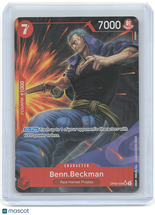 2023 One Piece Card Game Benn Beckman #OP03-009