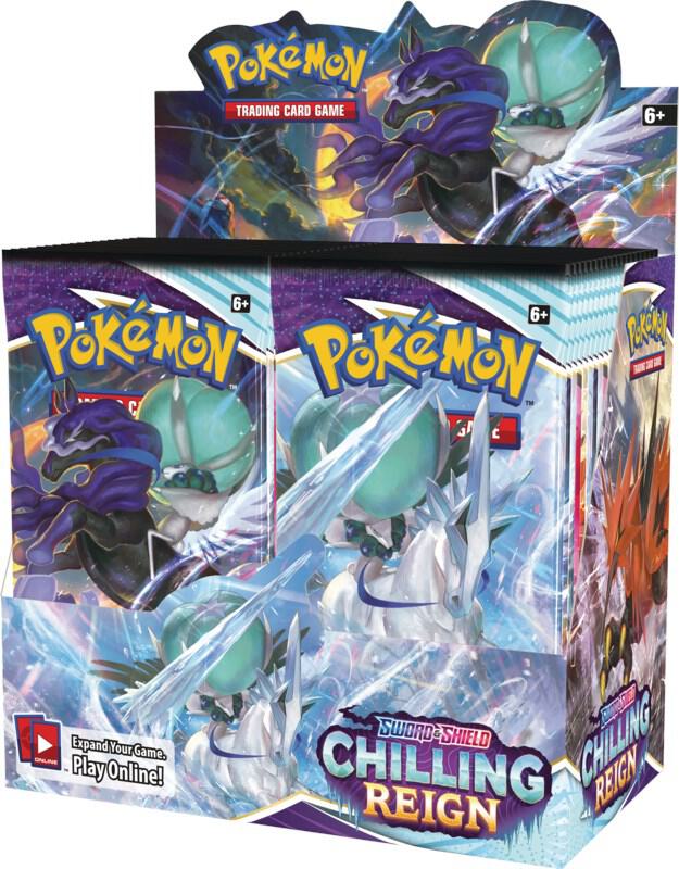 2021 Pokemon Sword & Shield Chilling Reign Booster Pack