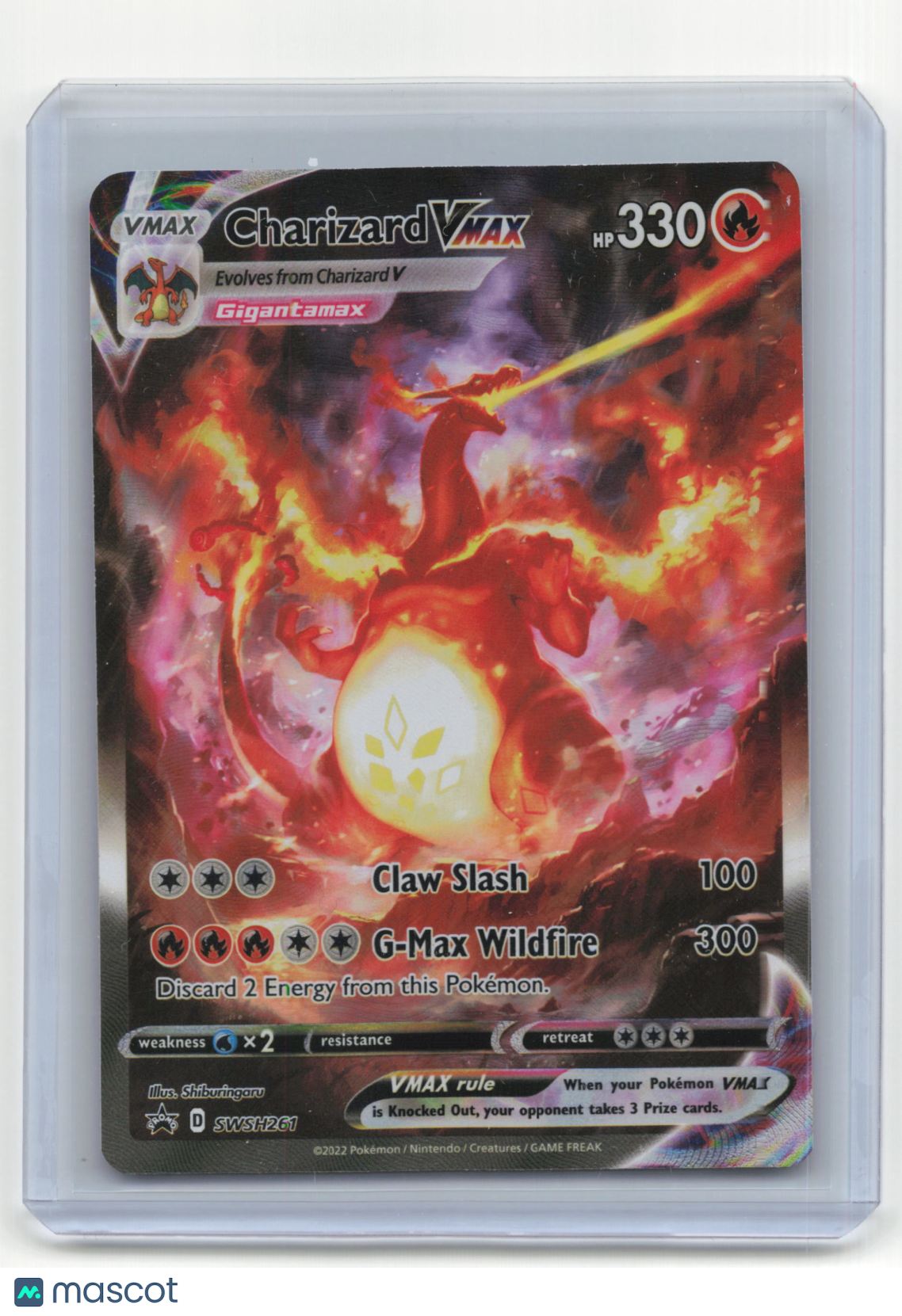 2022 Pokemon TCG Charizard VMAX SWSH Black Star Promos #SWSH261 Promo