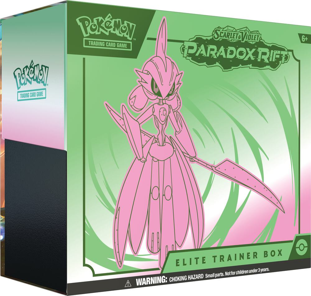 2023 Pokémon TCG: Scarlet & Violet—Paradox Rift (Iron Valiant) Elite Trainer Box