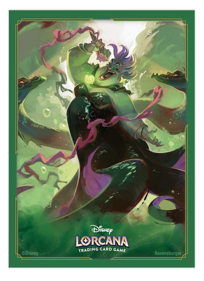 Lorcana Standard 20 Pt. (Ursula, Deceiver of All) Card Sleeves 65 Ct