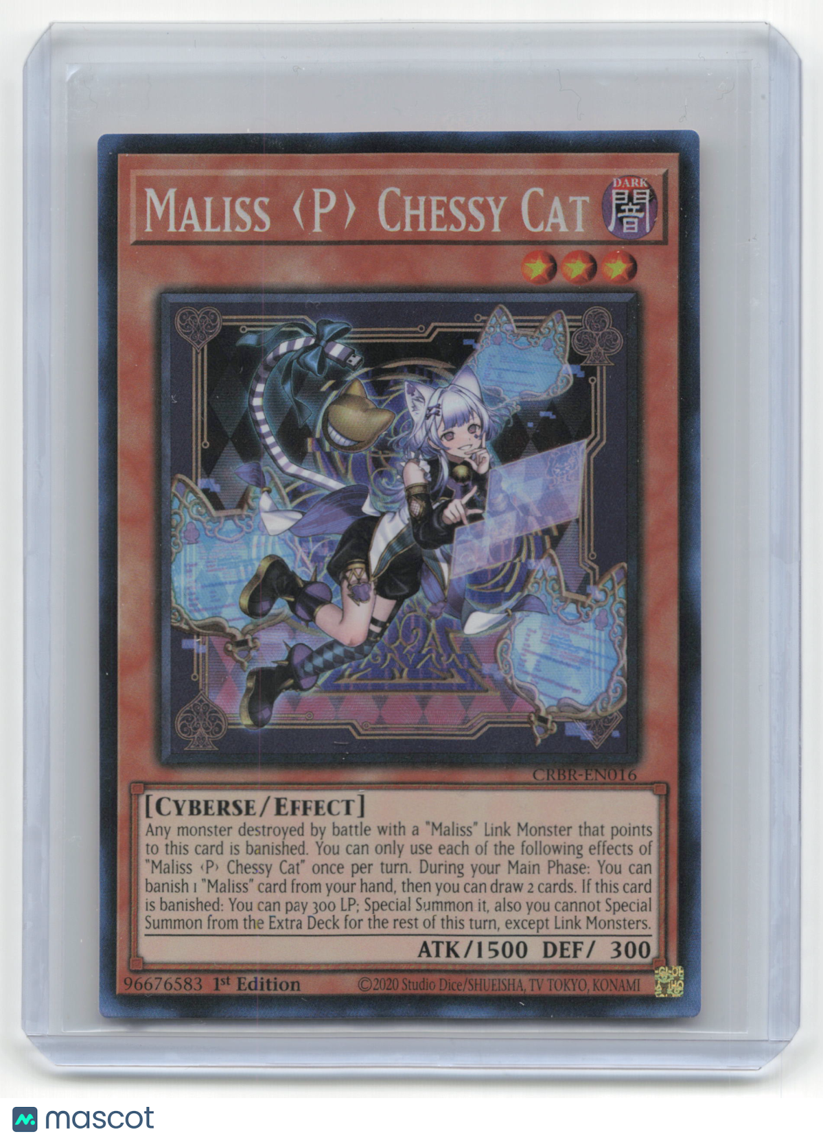 2023 Yu-Gi-Oh! Maliss Chessy Cat Crossover Breaker #CRBR-EN016 Collector Rare