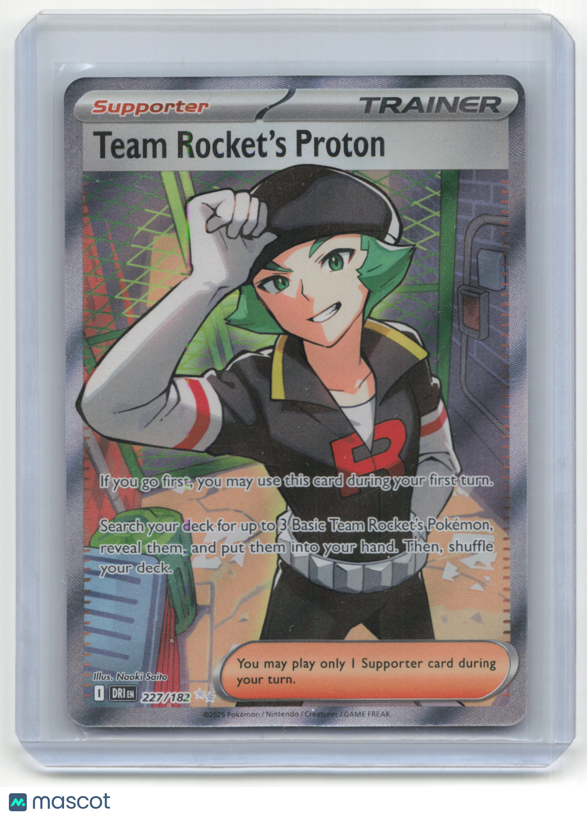 2025 Pokemon Team Rocket's Proton Destined Rivals #227/182 Near Mint FA