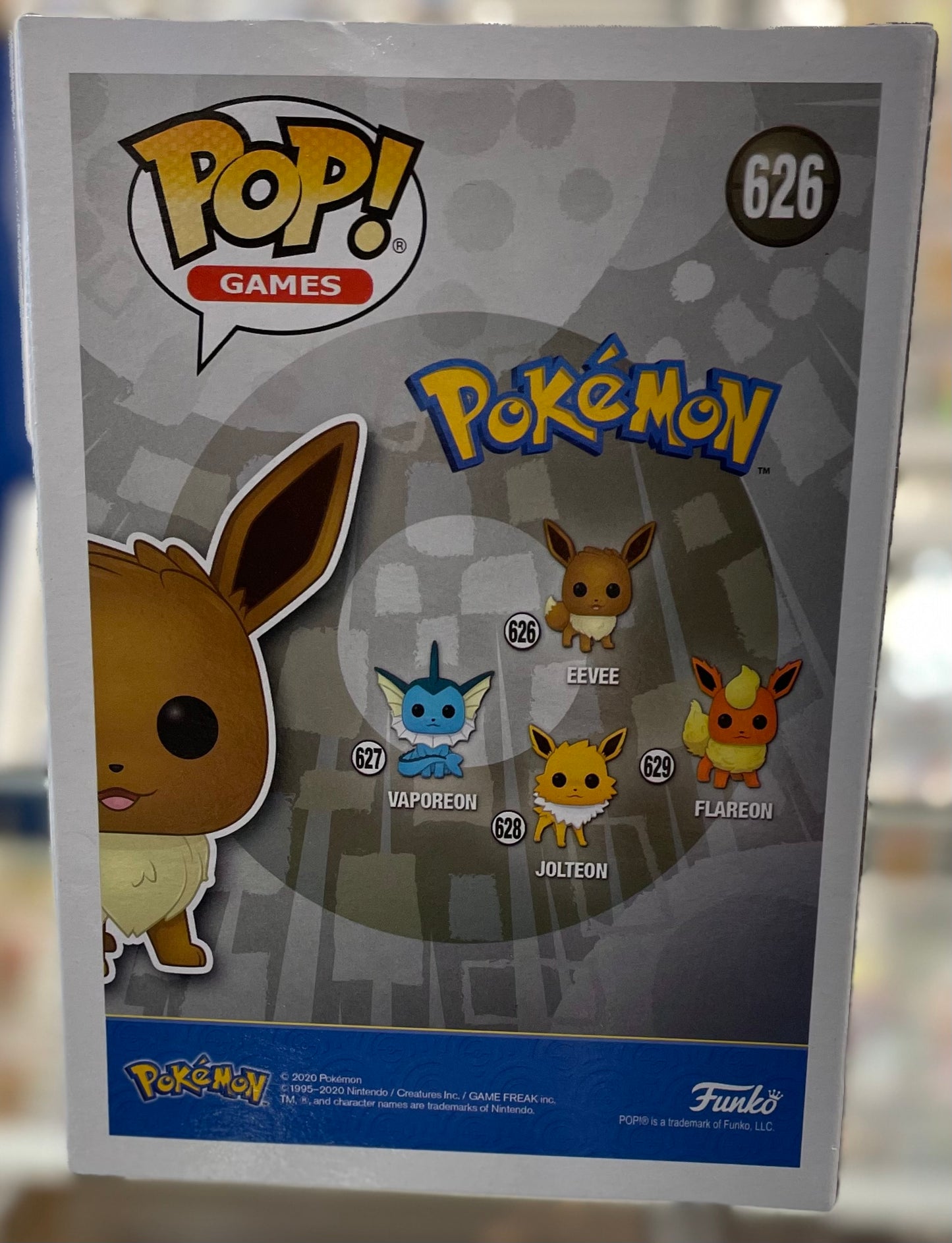 Funko Pokemon Eevee #626 Very Good