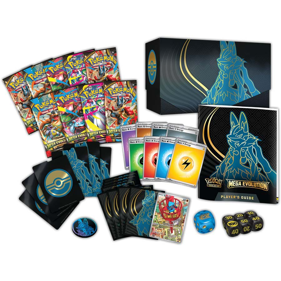 2025 Pokemon Mega Evolution Elite Trainer Box (Mega Lucario)