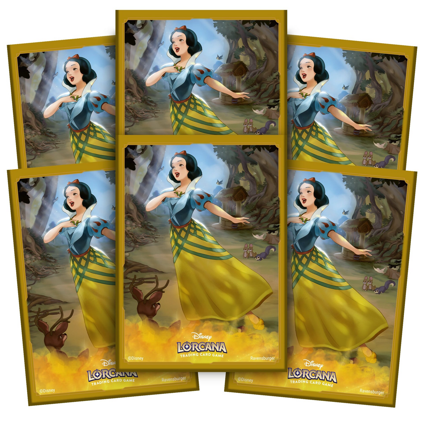 Lorcana Standard 20 Pt. (Snow White, Well Wisher) Card Sleeves 65 Ct - Papa Joey's Collectibles