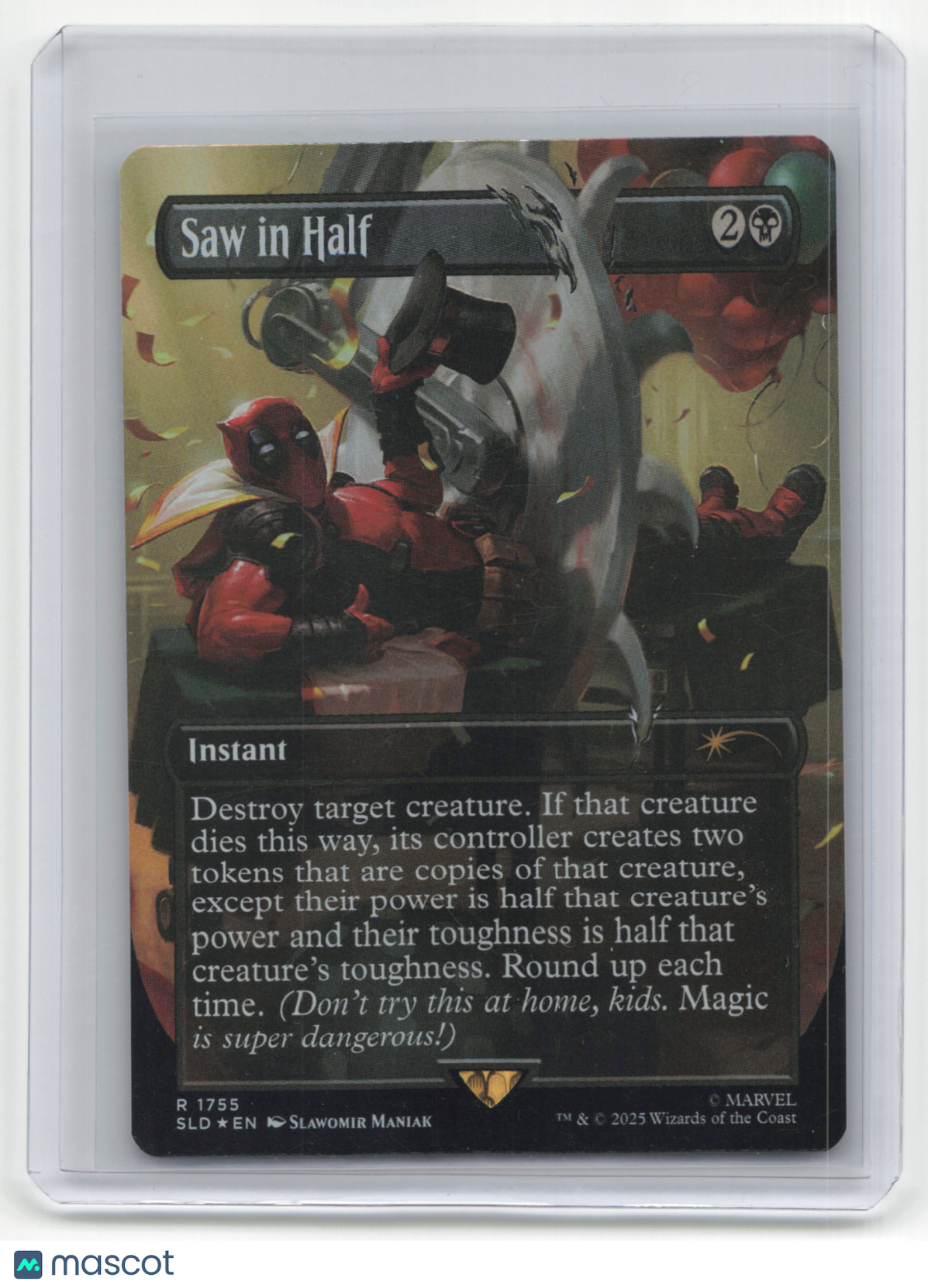 2025 Magic: The Gathering Saw in Half Secret Lair Drop: Marvel #R 1755 English Foil