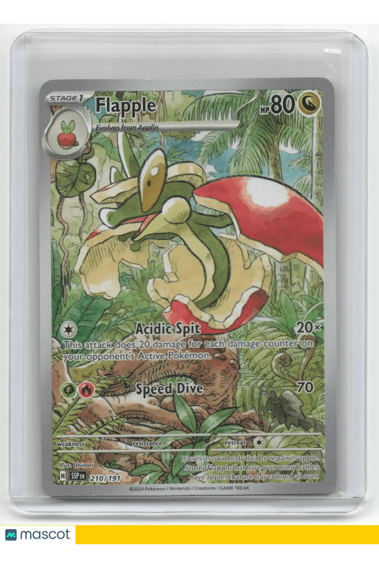 2024 Pokemon TCG Flapple Surging Sparks #210/191 - Papa Joey's Collectibles