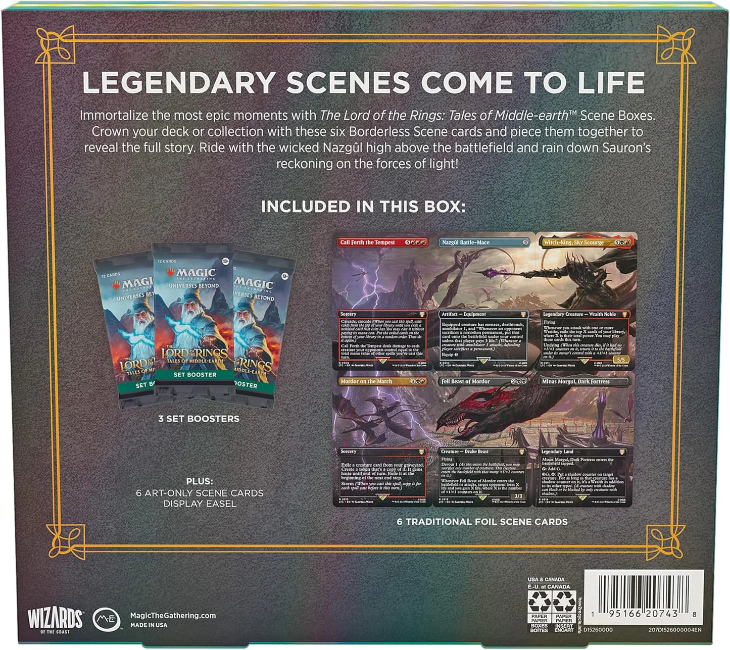 2023 Magic: TG The Lord of the Rings Flight of the Witch King Scene Box