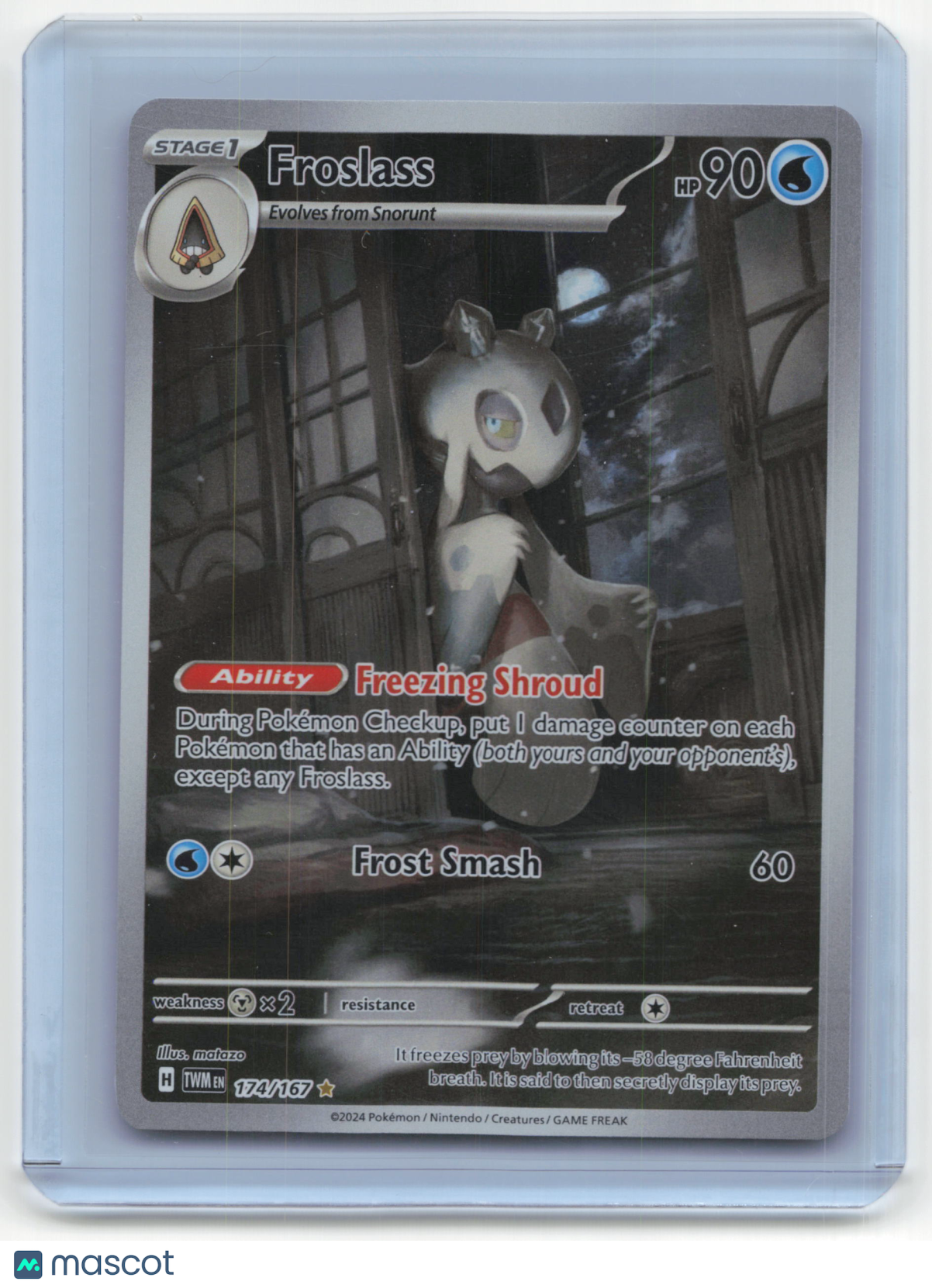 2024 Pokemon TCG Froslass Twilight Masquerade #174/167