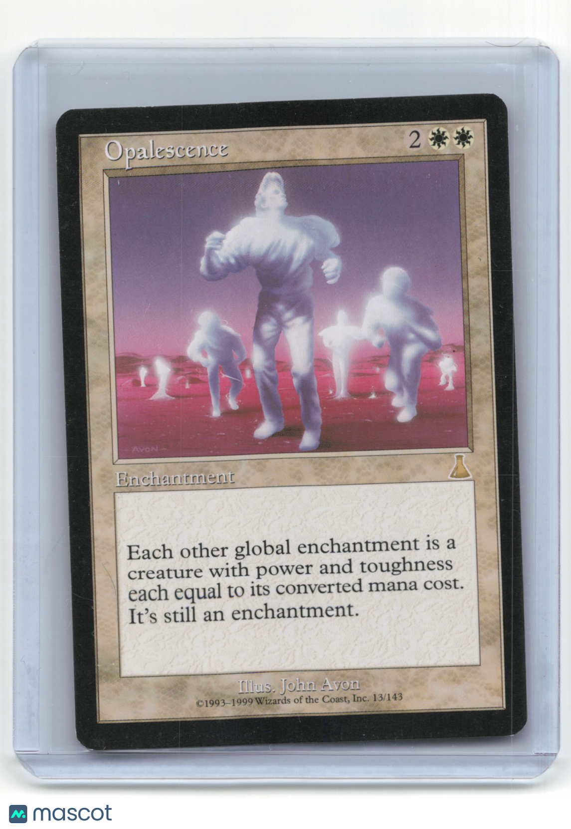 1999 Magic: The Gathering Opalescence Urza's Destiny #13/143 Mod Played