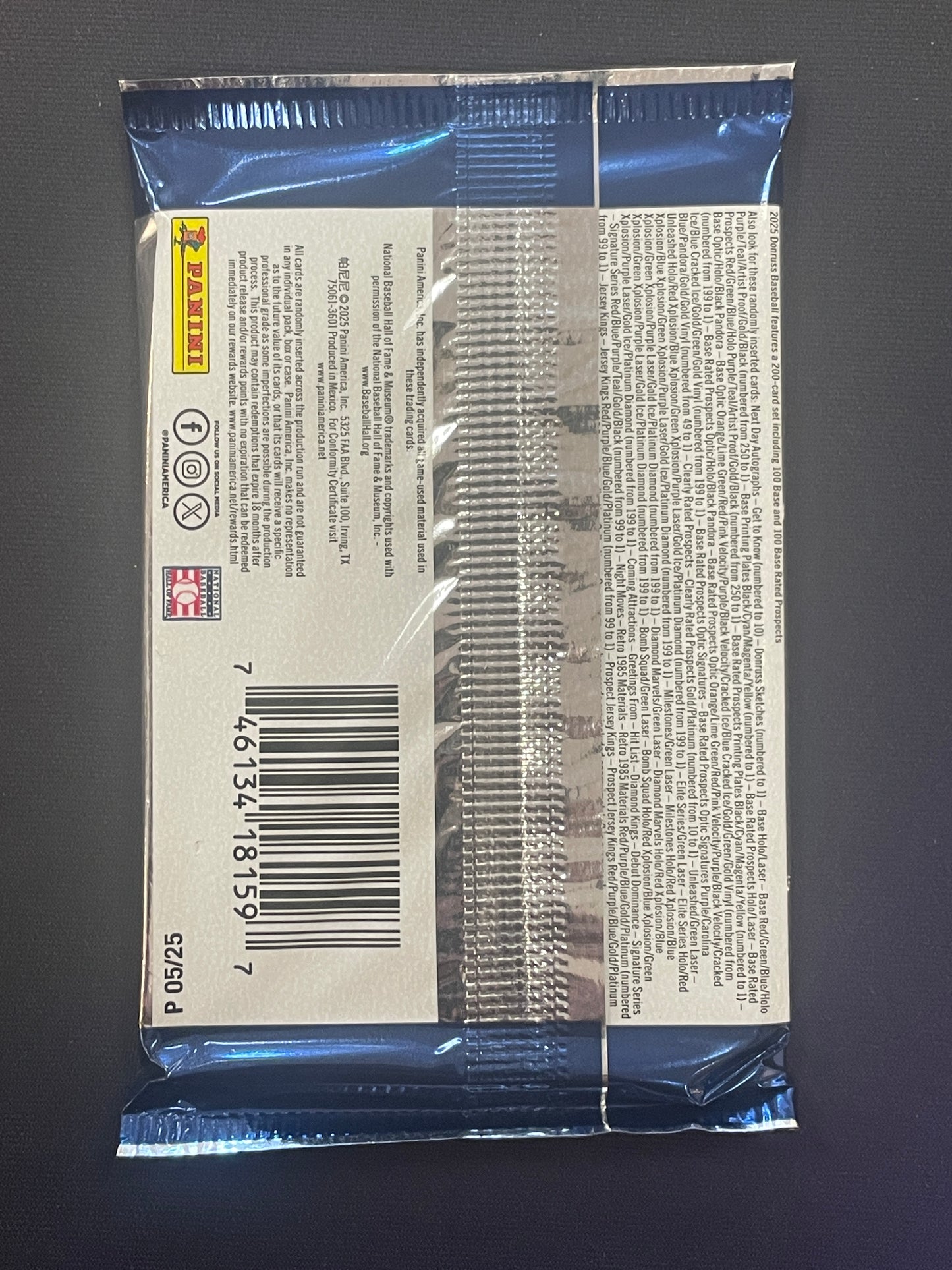 2025 Panini Donruss Baseball Hobby Pack