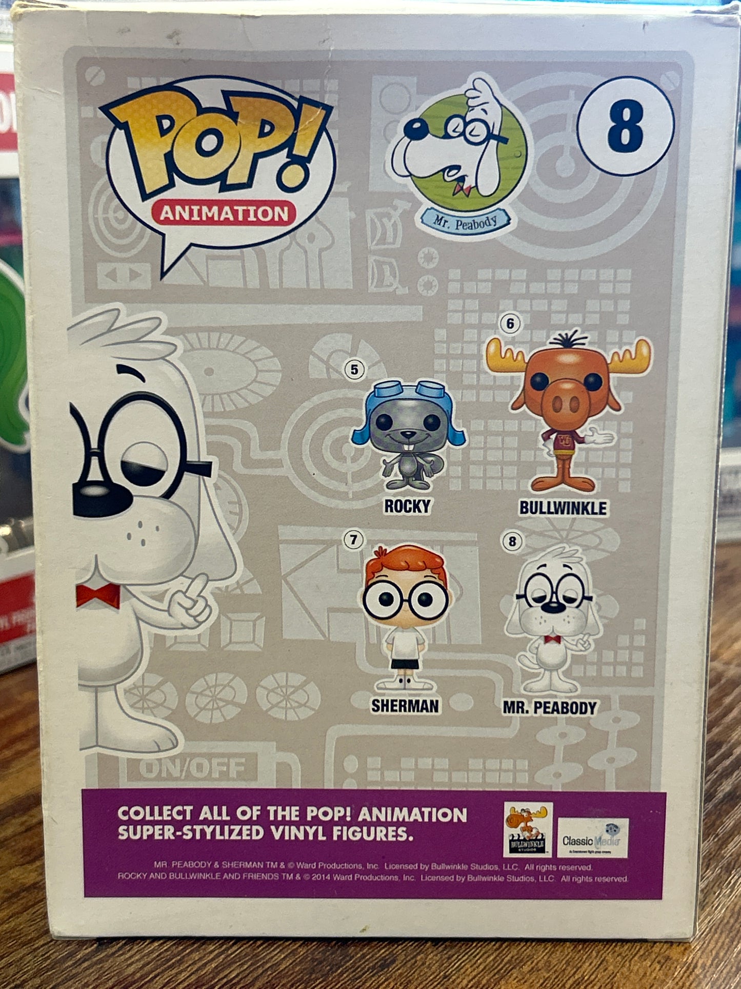 Funko Mr. Peabody Damaged