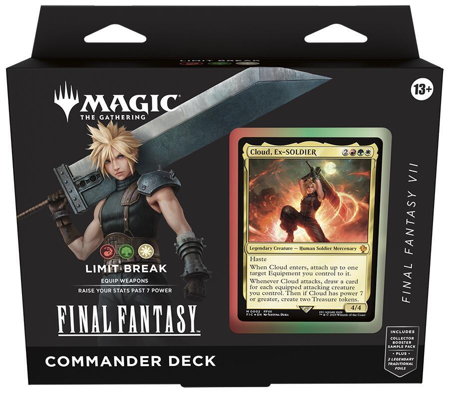 2025 Magic: The Gathering Final Fantasy Limit Break Commander Deck
