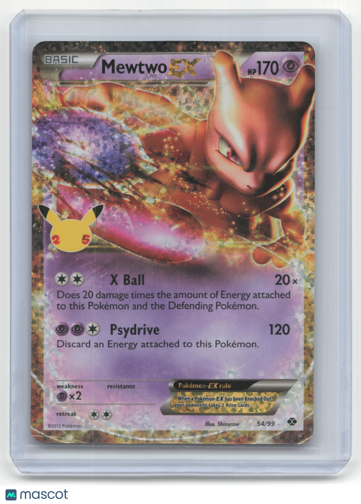 2012 Pokemon TCG Mewtwo Next Destinies #54/99