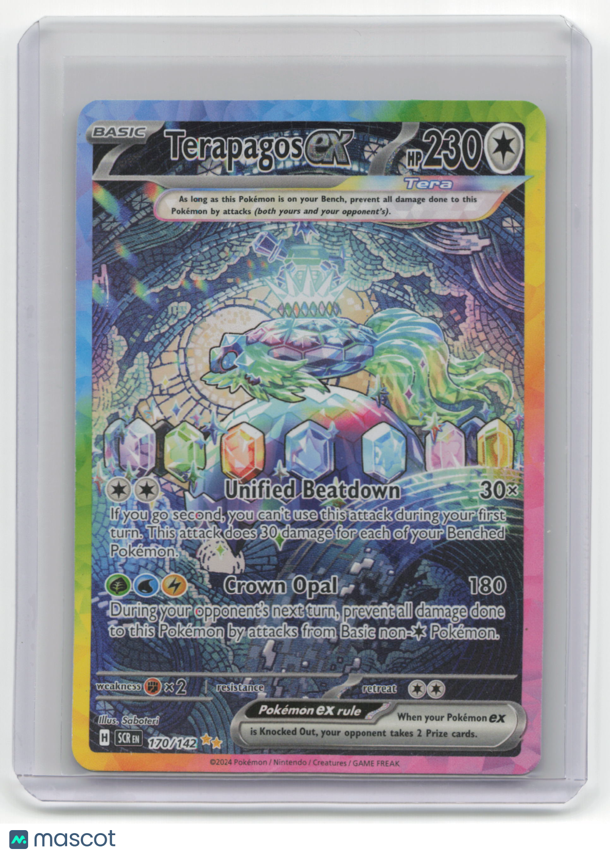 2024 Pokemon Terapagos ex Stellar Crown #170/142