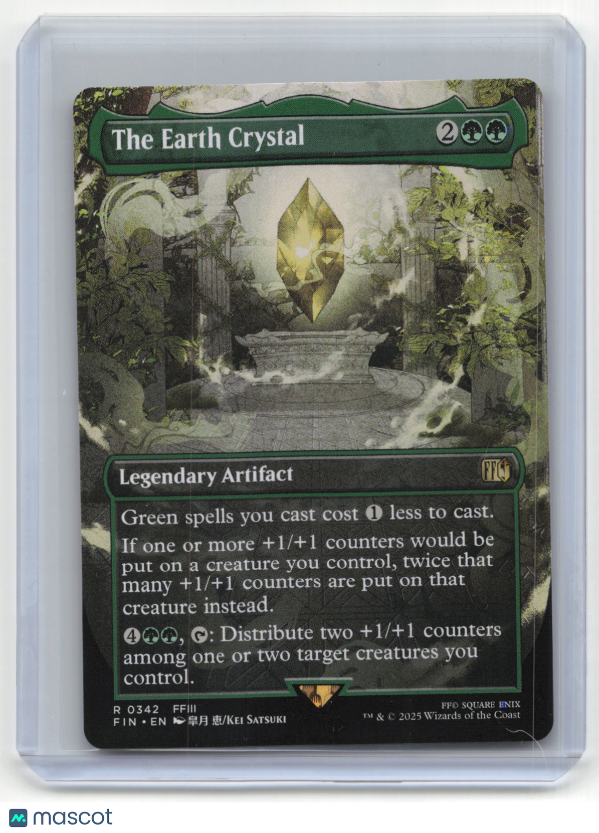 2025 Magic: The Gathering The Earth Crystal Final Fantasy #R 0342
