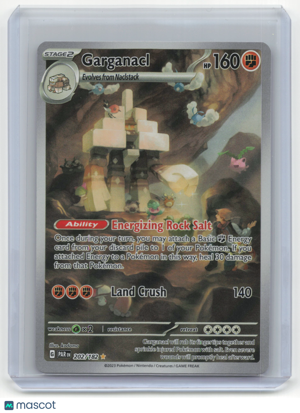 2023 Pokemon TCG Garganacl Paradox Rift #202/182