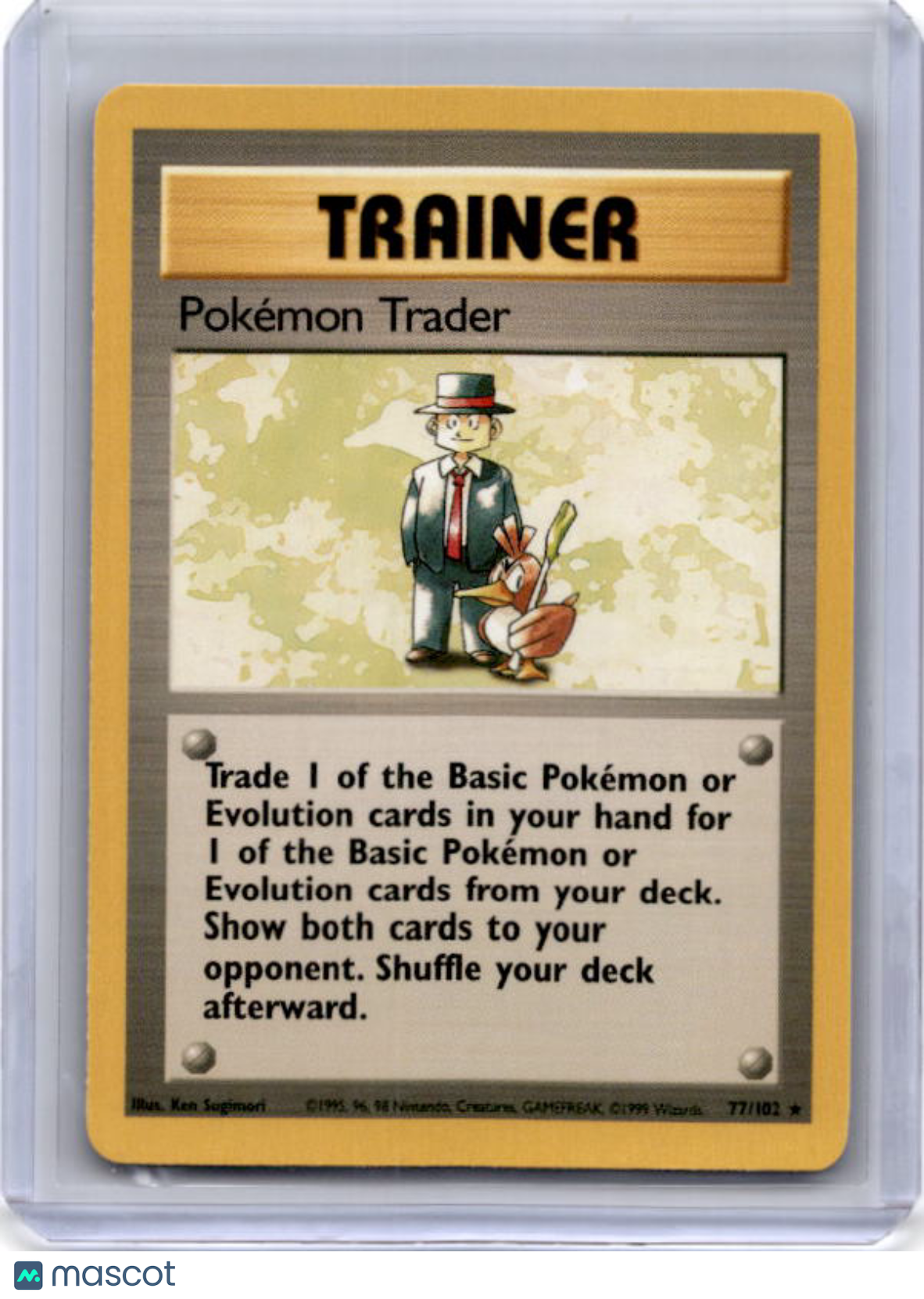 1999 Pokemon TCG Pokémon Trader Base Set #77/102