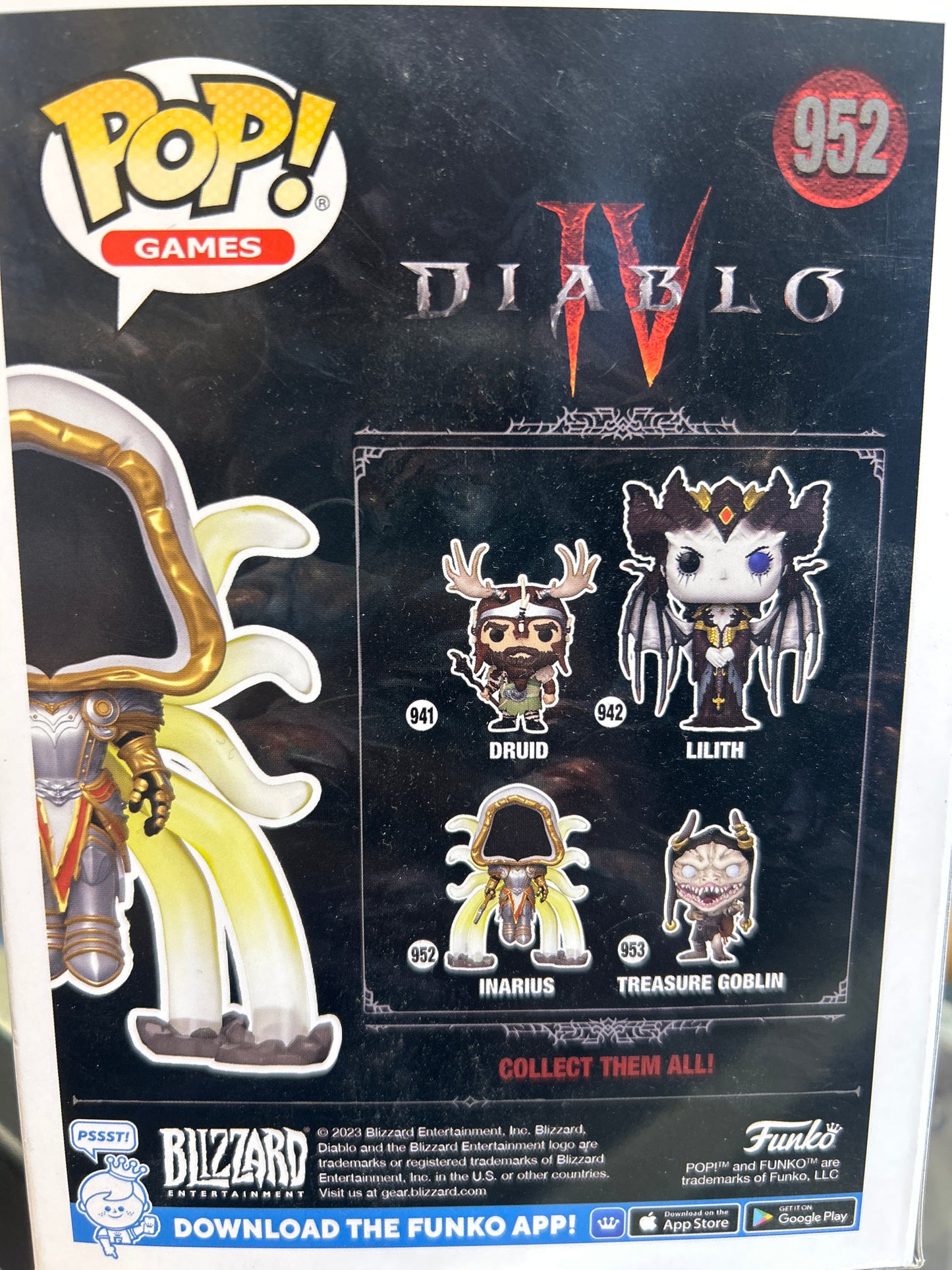 Funko Diablo 4 Inarius #952 (Good)