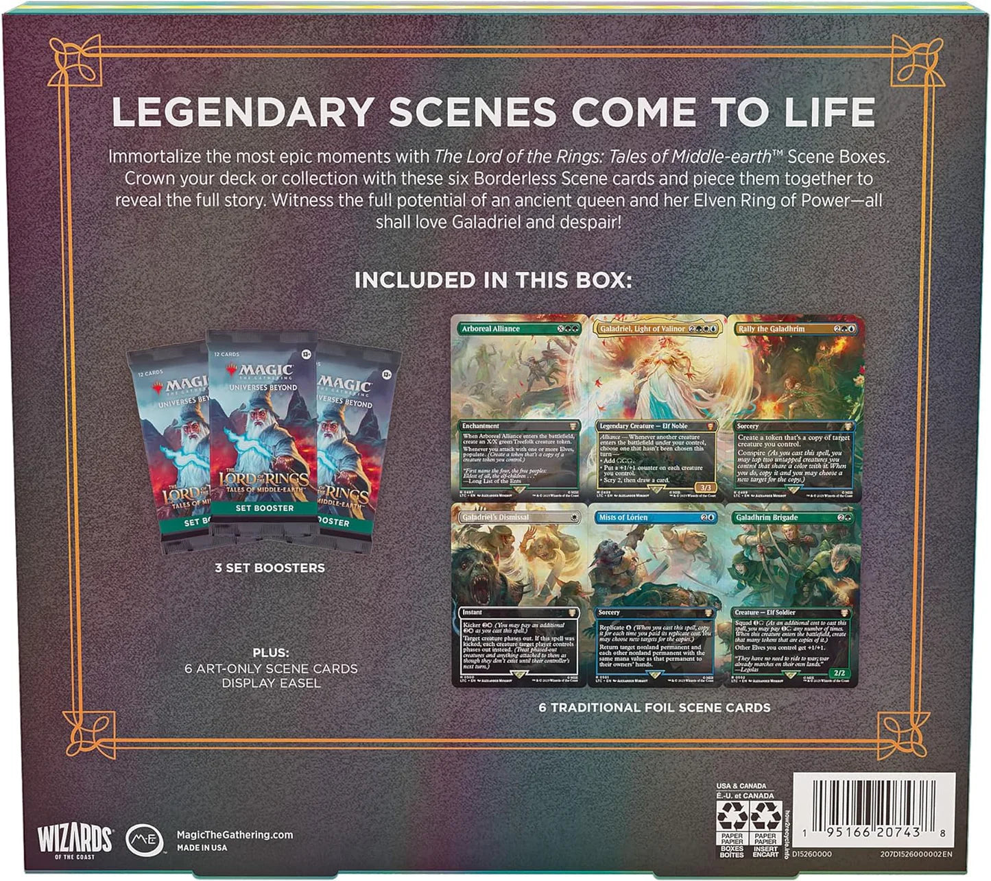 2023 Magic: The Gathering The Lord of the Rings The Might of Galadriel Scene Box