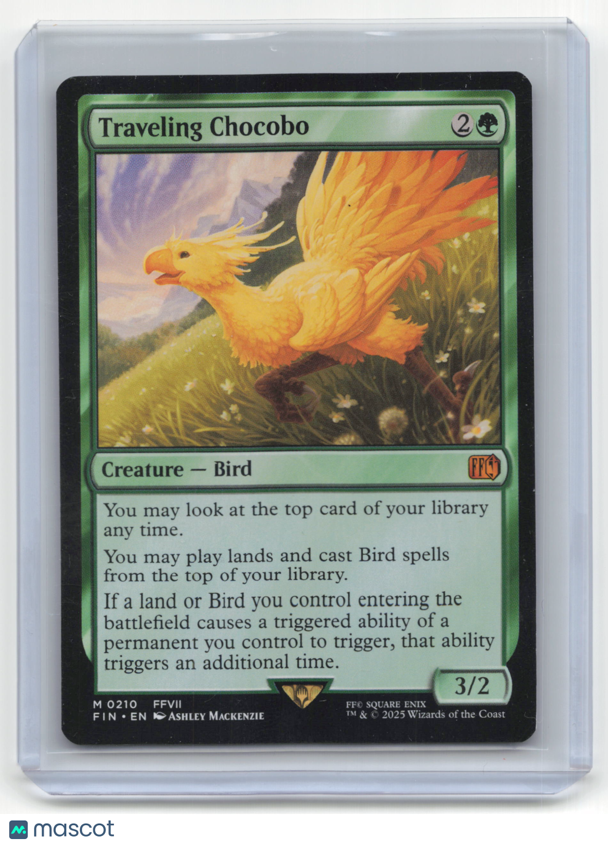 2025 Magic: The Gathering Traveling Chocobo Final Fantasy #M 0210