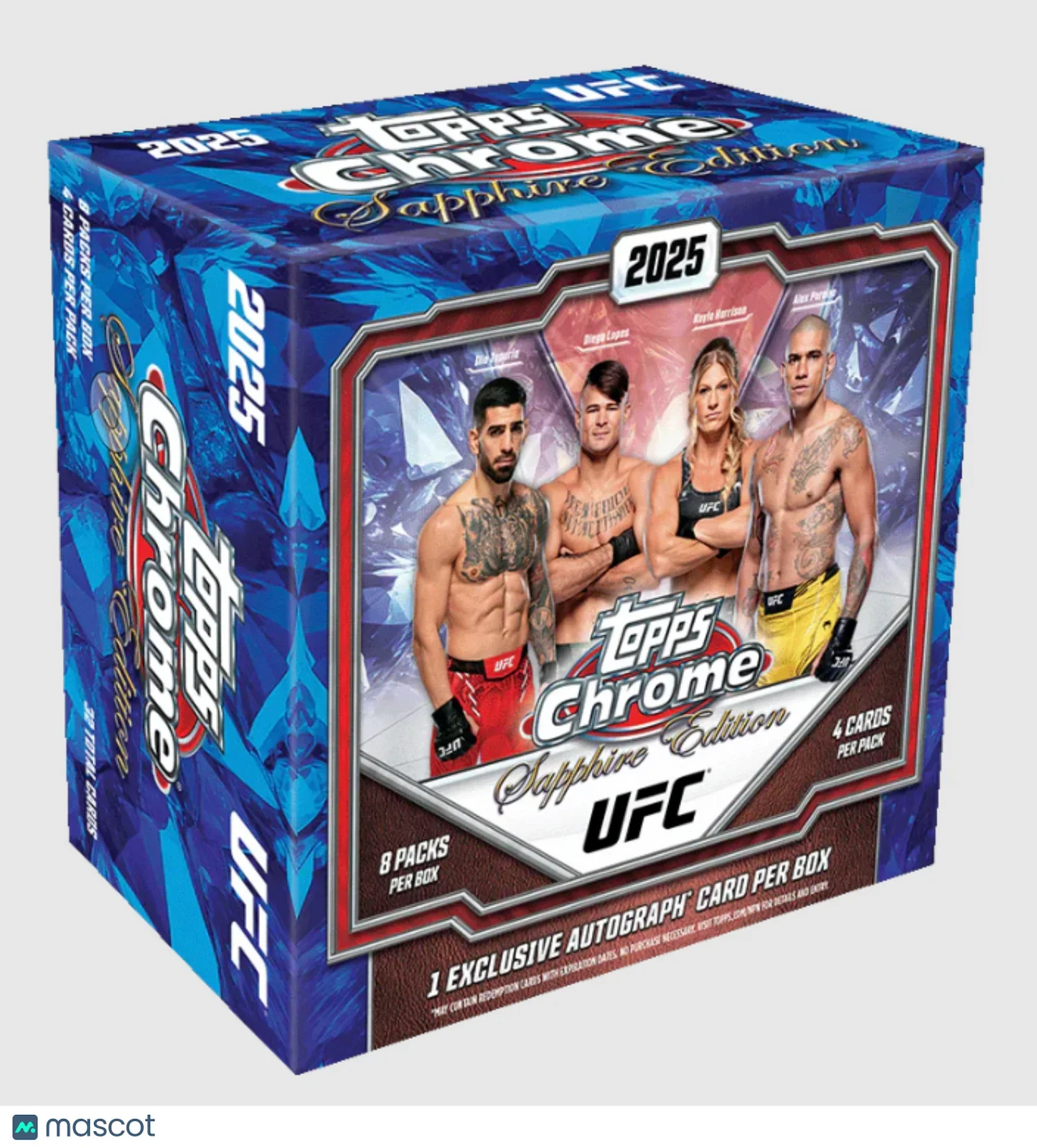 2025 Topps Chrome UFC Sapphire Edition Hobby Box - Papa Joey's Collectibles