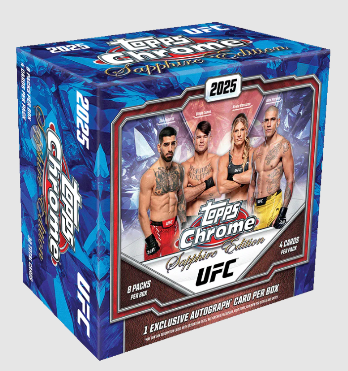 2025 Topps Chrome UFC Sapphire Edition Hobby Box